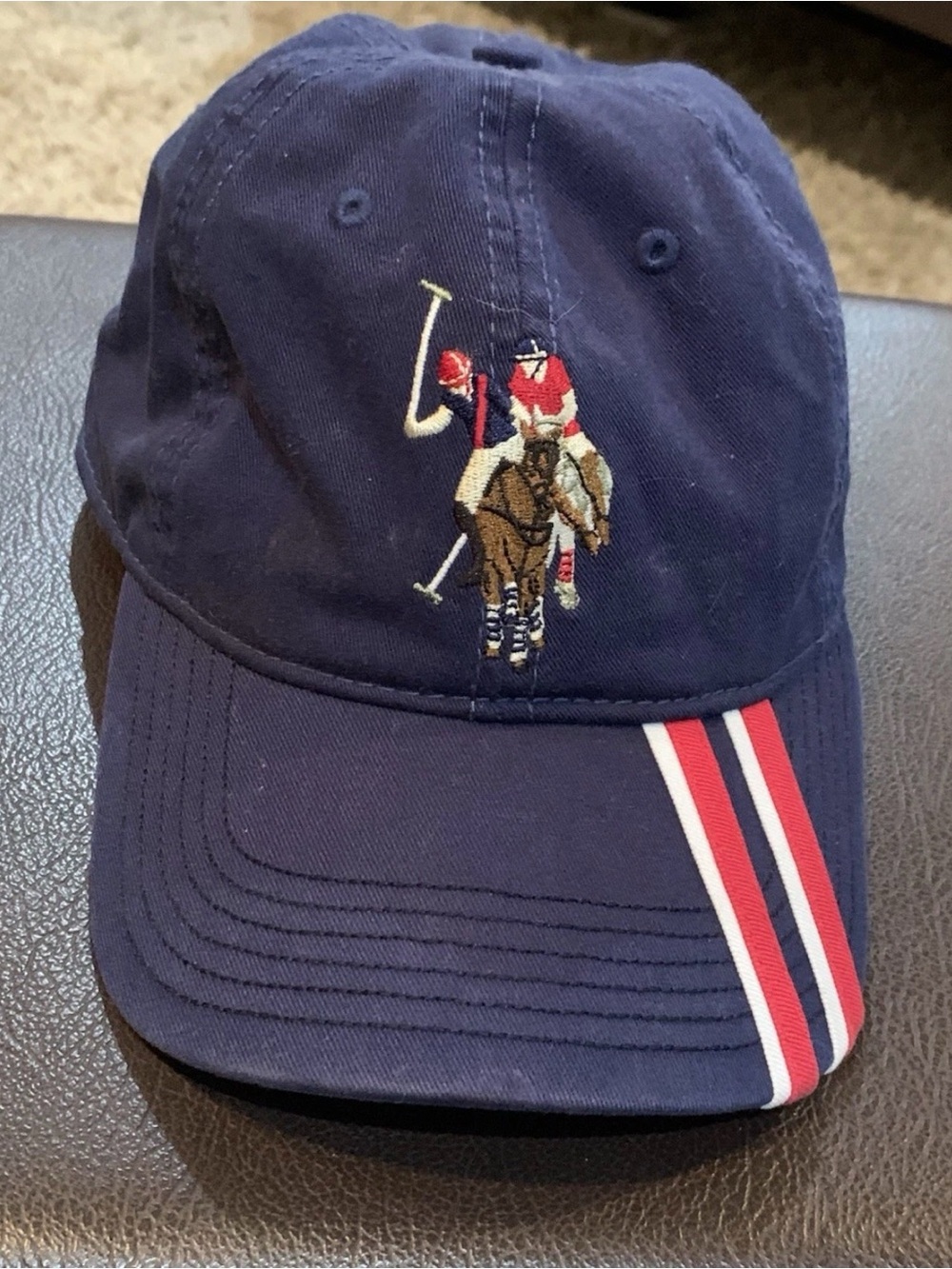 US Polo Assn.  Cap Blue Adjustable baseball  Embroidered Logo #3 unisex